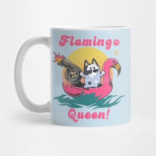 flamingo queen vintage Mug